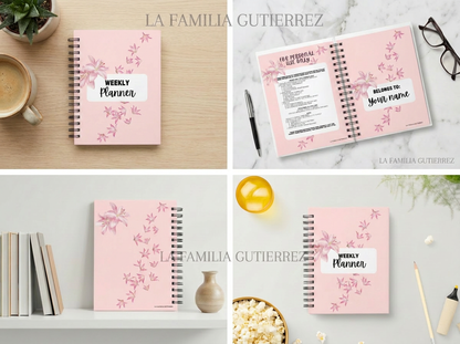 Printable Weekly Planner | 27‑Page Planner Bundle | Daily To‑Dos, Goals & Journaling