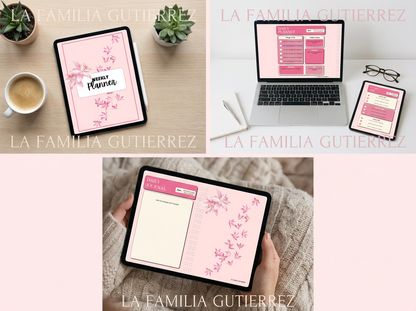 Editable Weekly Planner | 27‑Page Canva Template | Daily Planner, To‑Do Lists & Journaling