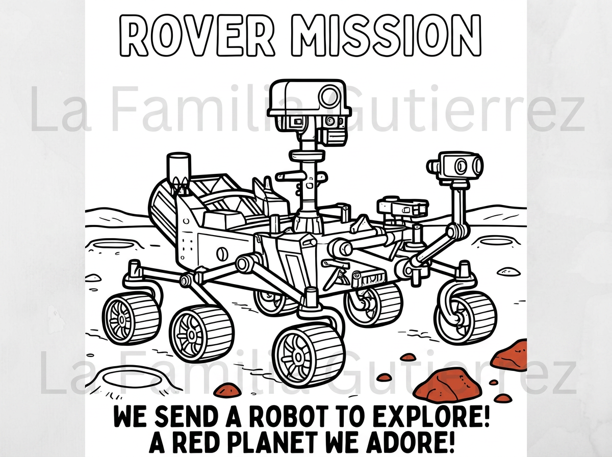 Little Astronaut’s Space Adventure | 12‑Page Printable Coloring & Learning Book